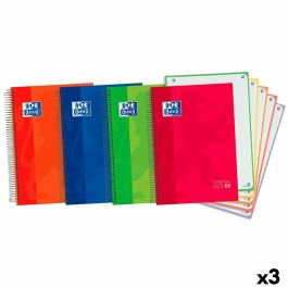 Set de Cuadernos Oxford Multicolor A4+ 120 Hojas (3 Unidades) Precio: 108.49999941. SKU: B1AFADM9F9