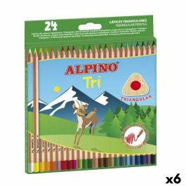 Lápices de colores Alpino Tri Multicolor (6 Unidades) Precio: 39.49999988. SKU: B1C2XEFYV7