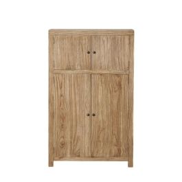 Armario MIRÓ 100 x 40 x 160 cm Natural madera de mindi Armario MIRÓ 100 x 40 x 160 cm Natural madera de mindi