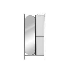 Perchero de Pie Negro Hierro Espejo 70 x 4 x 160,5 cm Precio: 114.95. SKU: B1F3CRD5RT