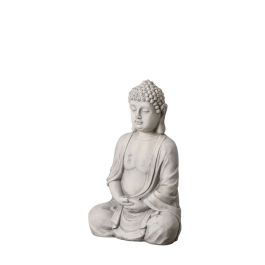 Escultura Gris Arcilla Fibra 44,5 x 28 x 70,5 cm Buda Precio: 93.88999961. SKU: B1GQYPLTF8