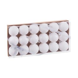 Bolas de Navidad Blanco Plástico Ø 4 cm (18 Unidades) Precio: 9.6195000968. SKU: B1A2QP3YC2