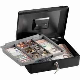 Master Lock Caja de monedas Formato M con 8 compartimentos, cerradura de llave, bandeja extraíble de acero, color negro Precio: 55.50000049. SKU: B19PGLWZ9H