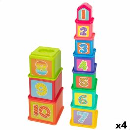 Bloques Apilables PlayGo 4 Unidades 10,2 x 50,8 x 10,2 cm