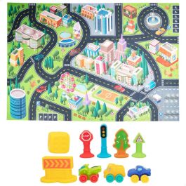 Alfombra de juego Colorbaby Ciudad Plástico (2 Unidades)