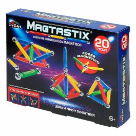Juego de Construcción Cra-Z-Art Magtastix Beginner 20 Piezas (4 Unidades)