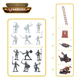 Juego de Construcción Colorbaby Medieval Fighters 25 Piezas (4 Unidades)