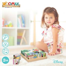 Puzzle Infantil de Madera Disney + 3 Años (6 Unidades)