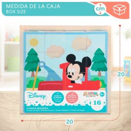 Puzzle Infantil de Madera Disney + 3 Años (6 Unidades)