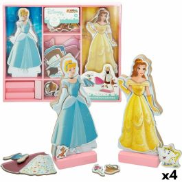 Figuras Disney Princess 45 Piezas 4 Unidades 9 x 20,5 x 1,2 cm