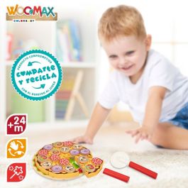 Juego de Madera Woomax Pizza 27 Piezas (6 Unidades)