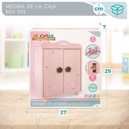 Armario Woomax Muñecas Rosa Armario Woomax Muñecas Rosa