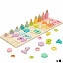 Puzzle Infantil de Madera Woomax Formas Números + 3 Años (6 Unidades) Precio: 63.9500004. SKU: B1DMGWNNHD