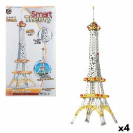 Juego de Construcción Colorbaby Tour Eiffel 447 Piezas (4 Unidades)