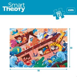 Puzzle Colorbaby Noah's Ark 72 Piezas 90 x 60 cm (6 Unidades)
