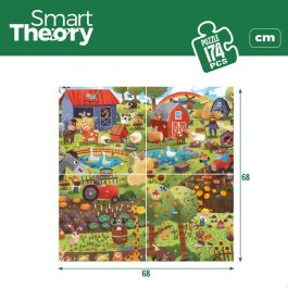 Puzzle Infantil Colorbaby 4 en 1 174 Piezas Granja 68 x 68 cm (6 Unidades)