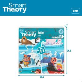 Puzzle Infantil Colorbaby Artic 4 en 1 174 Piezas 136 x 34 cm (6 Unidades)