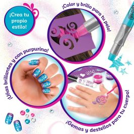 Set de Belleza Cra-Z-Art 2 x 13 x 2 cm Infantil Uñas Pelo Cuerpo Purpurina 4 Unidades