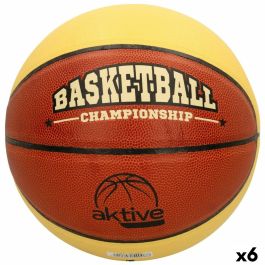 Balón de Baloncesto Aktive 5 Beige Naranja PVC 6 Unidades Precio: 66.95000059. SKU: B1FQP72LP5
