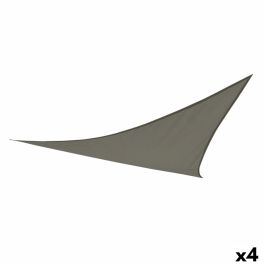 Toldo Aktive Triangular 500 x 0,5 x 500 cm Gris Poliéster (4 Unidades)