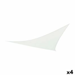 Velas de sombra Aktive Triangular Blanco 360 x 0,5 x 360 cm (4 Unidades)