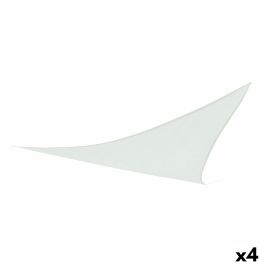 Velas de sombra Aktive Triangular Blanco 500 x 500 cm (4 Unidades)