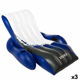 Sillón Hinchable para Piscina Intex Floating Recliner Azul Blanco 180,3 x 66 x 134,6 cm (3 Unidades) Precio: 85.95000018. SKU: B1JWYKLPFN