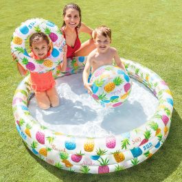 Piscina Hinchable para Niños Intex Piñas Aros 248 L 132 x 28 x 132 cm (12 Unidades)