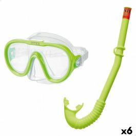Gafas de Buceo con Tubo Intex Adventurer Verde