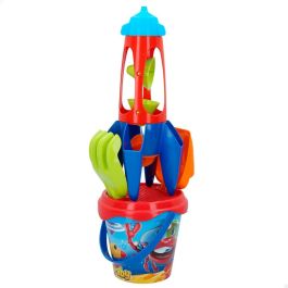 Set de Juguetes de Playa Colorbaby Cohete Polipropileno (25 Unidades)