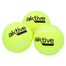Pelotas de Tenis Aktive Pro 3 Piezas Amarillo 6 Unidades