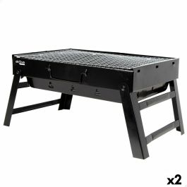 Barbacoa Portátil Aktive Rectangular Negro 50 x 23 x 30 cm (2 Unidades) Precio: 33.4999995. SKU: B13X26K6LT