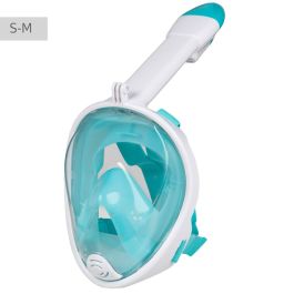 Mascara de buceo AquaSport Azul claro S/M (4 Unidades)