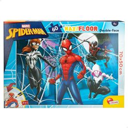 Puzzle Infantil Spider-Man Doble cara 60 Piezas 70 x 1,5 x 50 cm (6 Unidades)