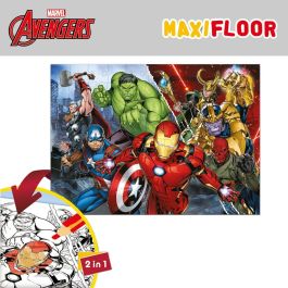 Puzzle Infantil The Avengers Doble cara 108 Piezas 70 x 1,5 x 50 cm (6 Unidades)