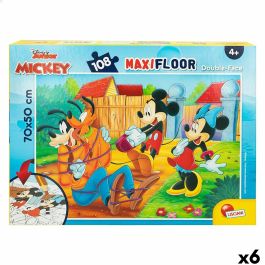 Puzzle Infantil Mickey Mouse Doble cara 108 Piezas 70 x 1,5 x 50 cm (6 Unidades) Precio: 51.94999964. SKU: B17QTRGTK3