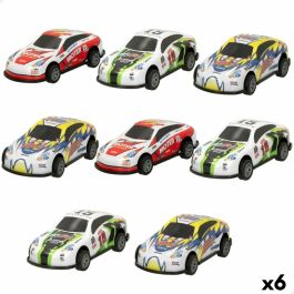 Playset de Vehículos Speed & Go 8,9 x 2,7 x 4 cm (6 Unidades)