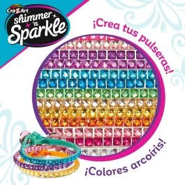 Kit Creación de Pulseras Cra-Z-Art Shimmer 'n Sparkle Plástico (4 Unidades)