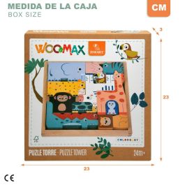 Puzzle Animales Woomax + 2 Años (6 Unidades)