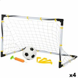 Portería de Fútbol Colorbaby 90 x 59 x 59 cm Plegable (4 Unidades)