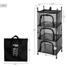 Estantería Aktive 38 x 87 x 36 cm 4 Unidades