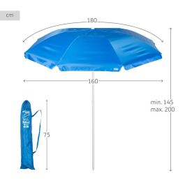 Sombrilla Aktive 180 x 200 x 180 cm (4 Unidades)