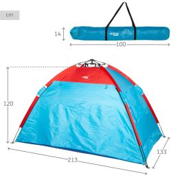 Carpa para Playa Aktive Poliéster 213 x 120 x 133 cm