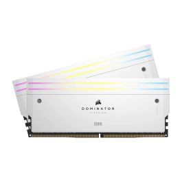 Corsair 32GB PC 7000 CL34 DOMINATOR TITANIUM RGB Kit (2x16GB) DDR5 Blanco Retail Precio: 1119.79000001. SKU: B1BT45SCZC