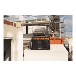 PerfectPro ROCKBULL Radio Portátil 50W, DAB+/FM, Bluetooth, Resistente IP65 a Polvo/Agua/Golpes, Batería 12000mAh 16h, Negro