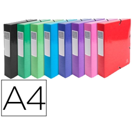 Exacompta Carpeta de proyecto Iderama Cartón Lustrado Plastificado DIN A4 Lomo 60 mm Colores Surtidos Precio: 55.50000049. SKU: B19465M4BT