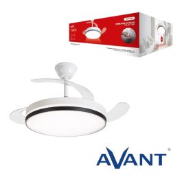 AVANT Ventilador de Techo 42 Pulgadas Retráctil, 30W Motor y 36W LED, Control por App Precio: 58.6729. SKU: B1A8559B56