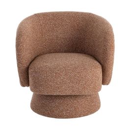 Sillón Giratorio Salmón Tejido Salón 78 X 79 X 77 cm