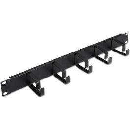 AISENS - Organizador de Cables Metalico con 5 anillos, 19 1U, Negro Precio: 5.59000035. SKU: B1EYV3XXA2