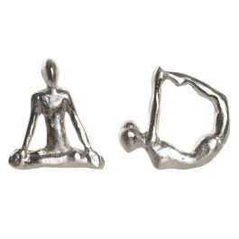 DKD Home Decor Juego De Mesa Indio Marron 32 x 3 x 32 cm